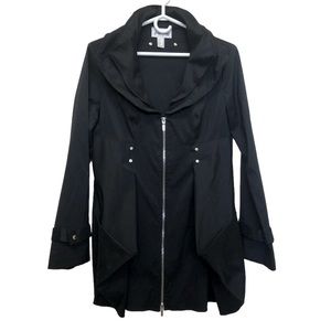 Joseph Ribkoff  Black Double Wire Collar Jacket Women’s size 8